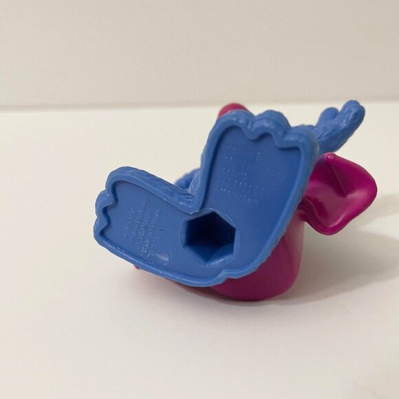 2010 Super Grover Sesame Street Workshop 3 Inch Figure Cake Topper Hasbro PVC - Picture 6 of 11